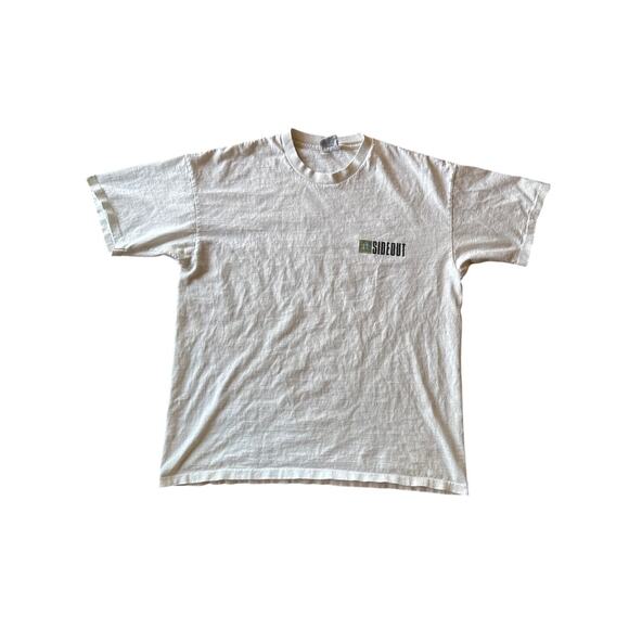 Vintage Sideout Sport USA Made Single Stitched White XL T-shirt - Picture 2 of 8